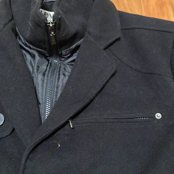 Men’s Size Medium Coat- Buttons & Zipper- Lots of Pockets- EUC - Picture 6 of 8